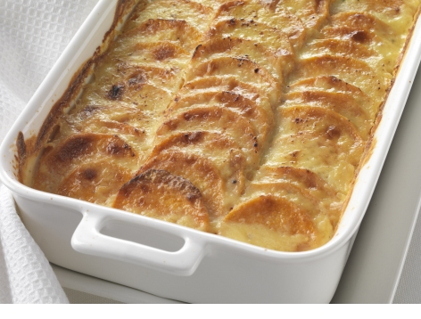 Sweet Potato & Smoked Garlic Dauphinoise